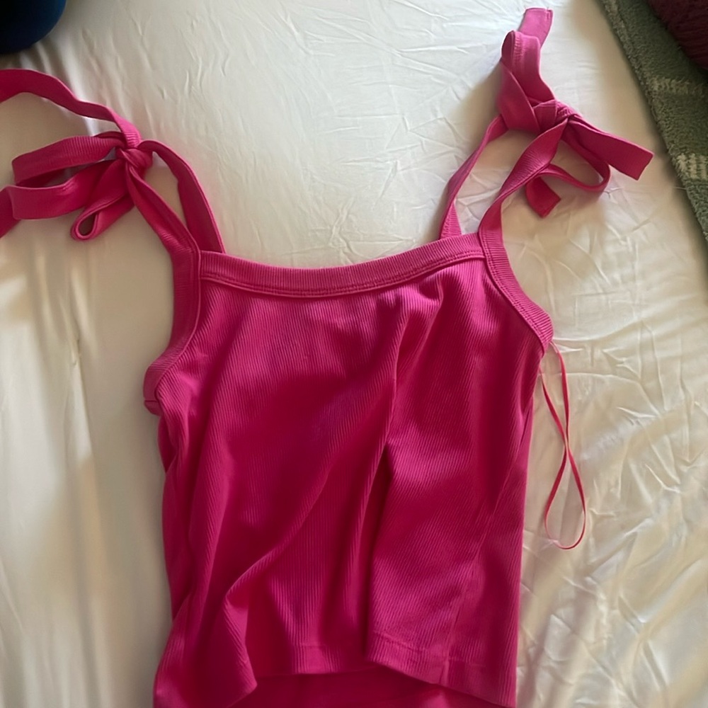 hot pink take top